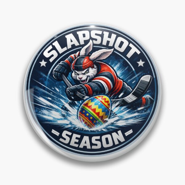 Item preview, Easter Hockey Bunny Shirt – Slapshot Season Graphic Tee designed and sold by relso.