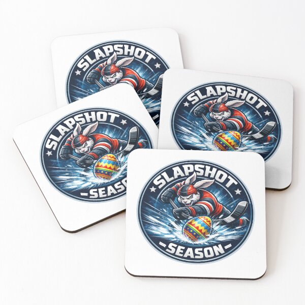 Item preview, Easter Hockey Bunny Shirt – Slapshot Season Graphic Tee designed and sold by relso.