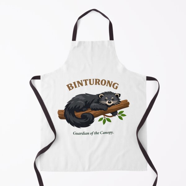 Item preview, Binturong Canopy Guardian Wildlife Illustration designed and sold by WildlifeInc.