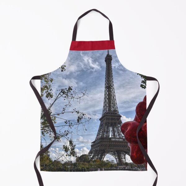 Item preview, Eiffel Tower and Red Balloons designed and sold by StylishDecor.