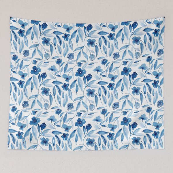 Item preview, Prussian Floral designed and sold by milenab.