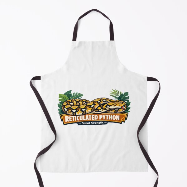 Item preview, Reticulated Python Silent Strength Jungle Illustration designed and sold by WildlifeInc.
