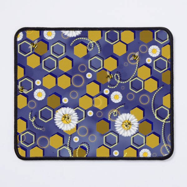 Item preview, Neon Bumblee Bees - Blue designed and sold by By Sapphire's Design.