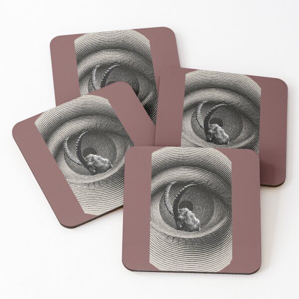Item preview, The Silent Observer: Hypnotic Ibex Eye designed and sold by emnock.