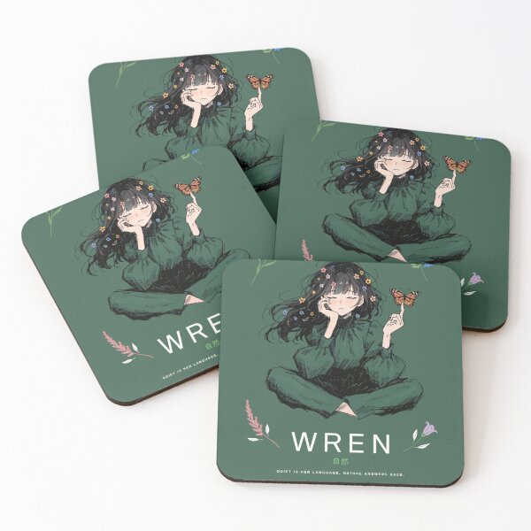Item preview, Wren Elegant Dark Nature Aesthetic Design designed and sold by InkDropLabs.
