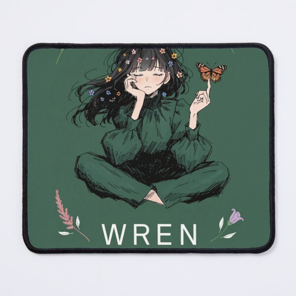 Item preview, Wren Elegant Dark Nature Aesthetic Design designed and sold by InkDropLabs.