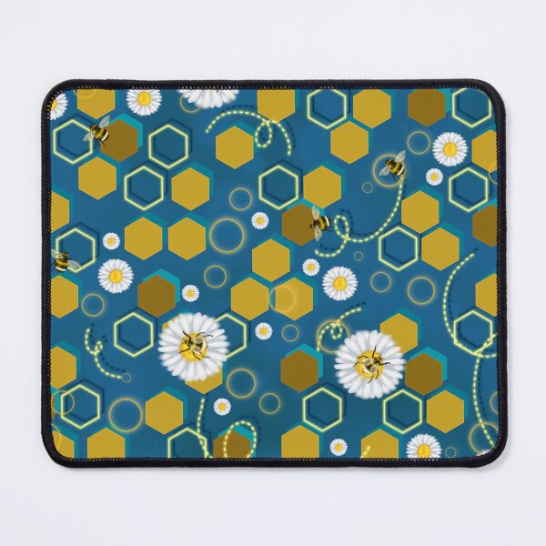 Item preview, Neon Bumblee Bees - Teal designed and sold by By Sapphire's Design.