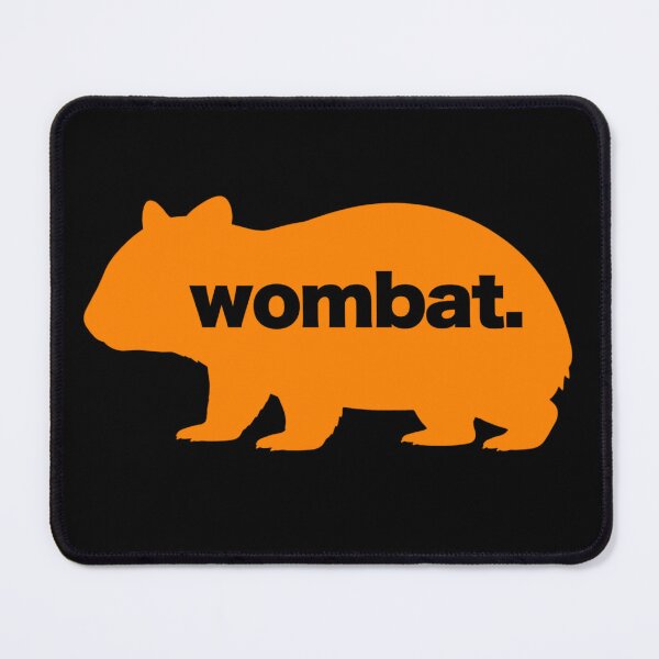 Item preview, Orange Wombat Silhouette designed and sold by pUNKnown.