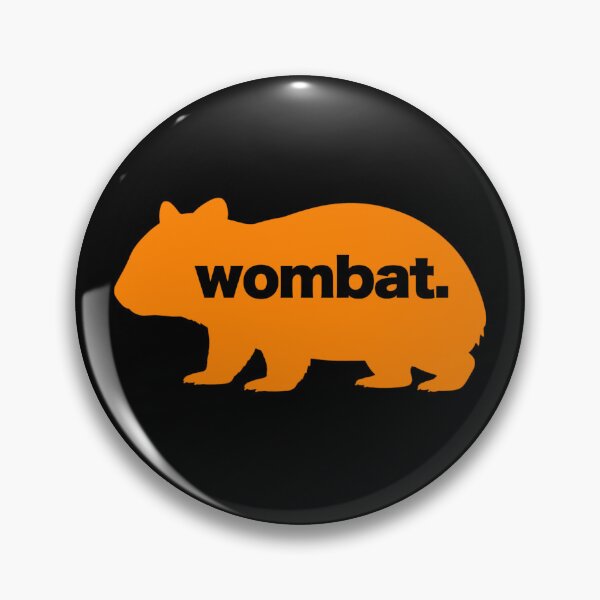 Item preview, Orange Wombat Silhouette  designed and sold by pUNKnown.