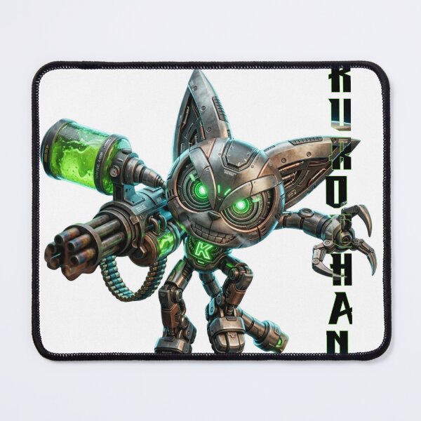 Item preview, Cybernetic Kuro-chan Mecha Gatling Gun Design designed and sold by  Merch08 .