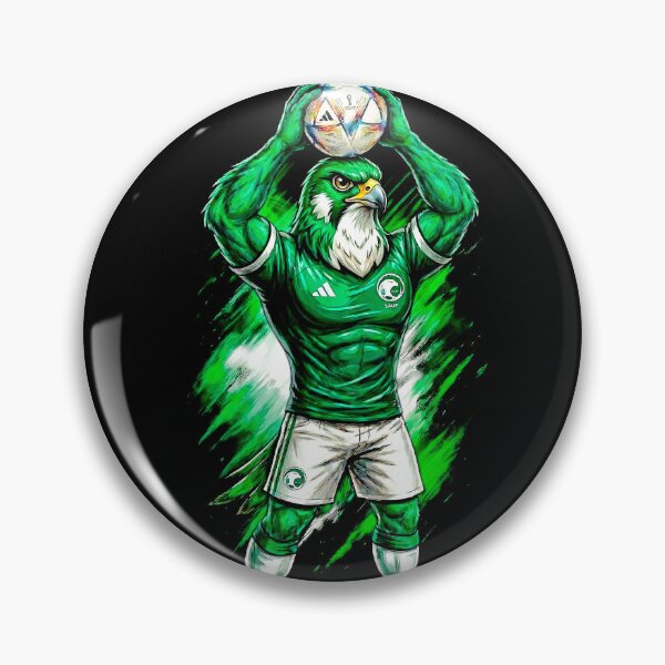 Item preview, Saudi Arabia Mascot World Cup 2026 Football Power designed and sold by Not Hugo.