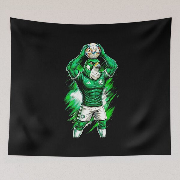 Item preview, Saudi Arabia Mascot World Cup 2026 Football Power designed and sold by Not Hugo.