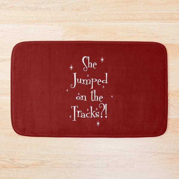 Item preview, She Jumped On The Tracks? designed and sold by Normbot2000.