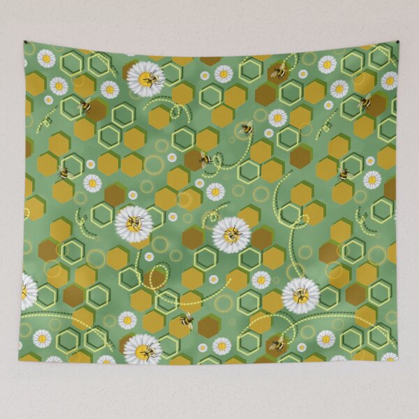 Item preview, Neon Bumblee Bees - Green designed and sold by By Sapphire's Design.