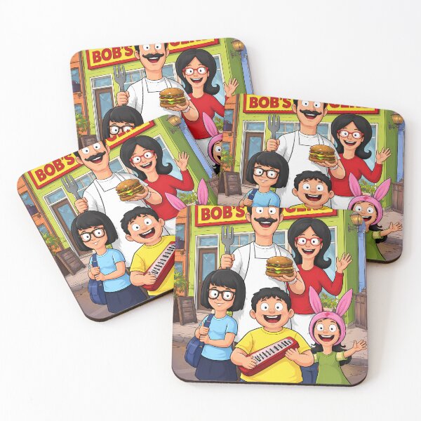 Item preview, Bob's Burgers Family Fun Cartoon Portrait Art designed and sold by ascendzero.