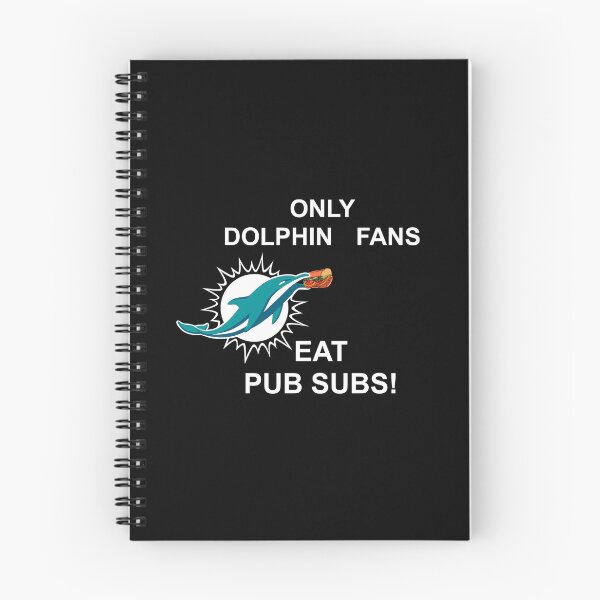 Item preview, ONLY DOLPHIN FANS EAT Pub Subs Black Background, ONLY DOLPHIN FANS EAT Publix Subs Black Background designed and sold by OneCatShop.