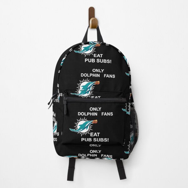 Item preview, ONLY DOLPHIN FANS EAT Pub Subs Black Background, ONLY DOLPHIN FANS EAT Publix Subs Black Background designed and sold by OneCatShop.