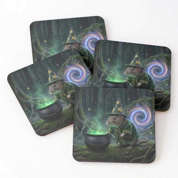 Item preview, Rat Sorcerer in the Night Forest designed and sold by Tridentulus.