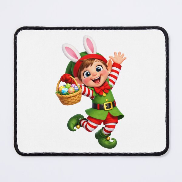 Item preview, Easter Christmas Elf Girl designed and sold by Sillytoe.