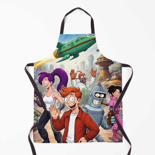 Item preview, Futurama Space Adventure Crew Cartoon Fan Art designed and sold by ascendzero.