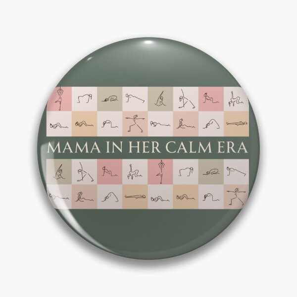 Item preview, Mama In Her Calm Era Yoga Aesthetic Design designed and sold by Turiva.