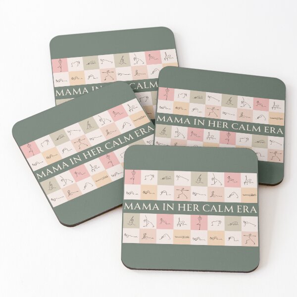 Item preview, Mama In Her Calm Era Yoga Aesthetic Design designed and sold by Turiva.