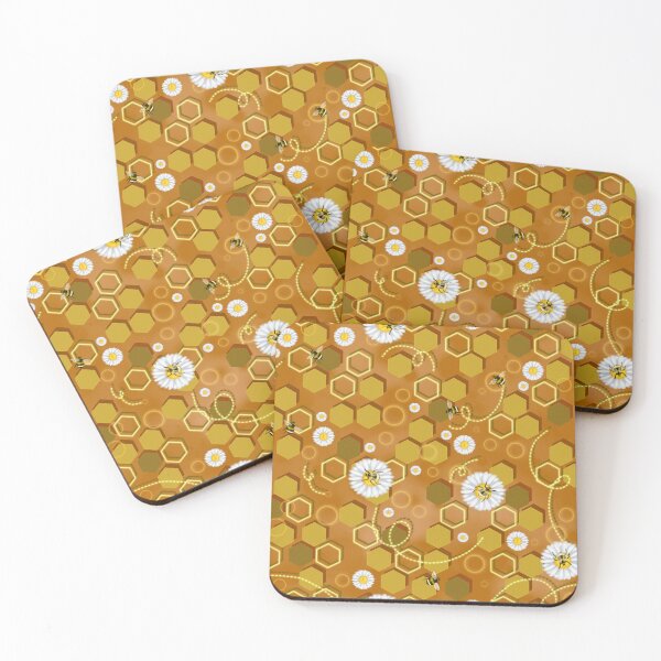 Item preview, Neon Bumblee Bees - Orange designed and sold by By Sapphire's Design.