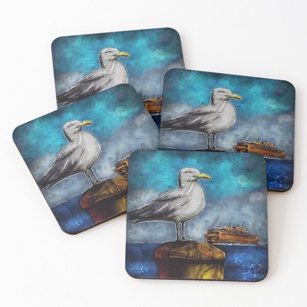 Item preview, Midnight Ferry, Morning Gull designed and sold by Charles Michael.
