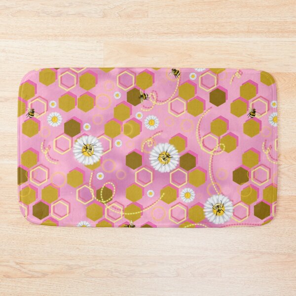 Item preview, Neon Bumblee Bees - Pink designed and sold by By Sapphire's Design.