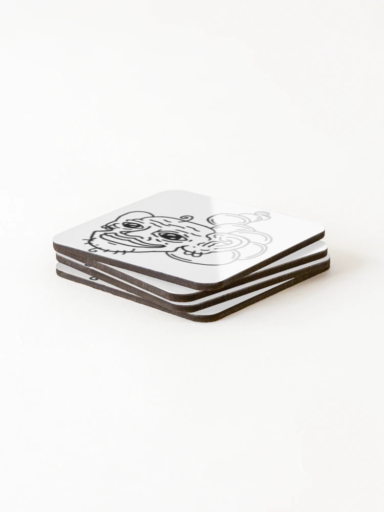 Thumbnail 4 of 5, Coasters (Set of 4), gregory designed and sold by Certified Goober Art.