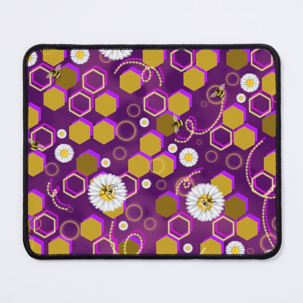 Item preview, Neon Bumblee Bees - Violet designed and sold by By Sapphire's Design.
