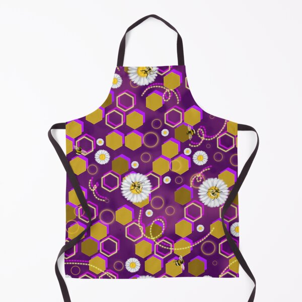 Item preview, Neon Bumblee Bees - Violet designed and sold by By Sapphire's Design.