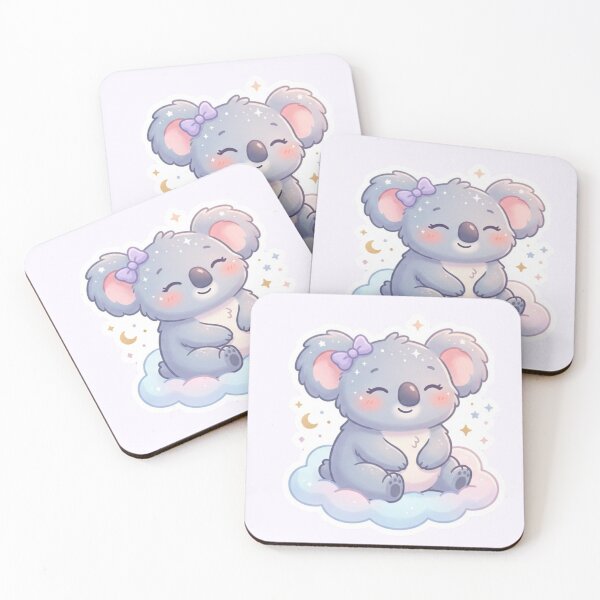 Item preview, Kawaii Koala on Pastel Cloud – Cute Aesthetic Animal Design designed and sold by soletstudio.