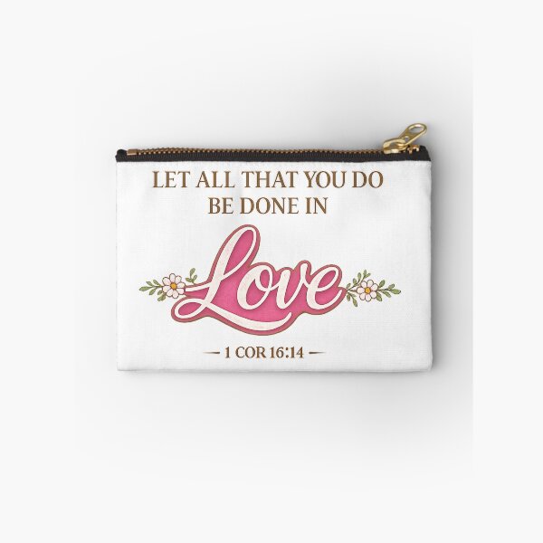 Item preview, Let All That You Do Be Done In Love – 1 Corinthians 16:14 Christian Bible Verse Shirt designed and sold by SoulThread Studio.