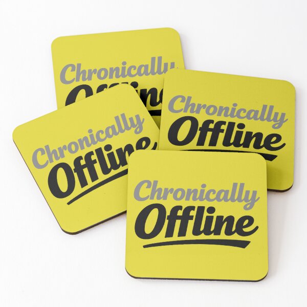 Item preview, Chronically Offline Bold Modern Quote Design – Funny Introvert Mood designed and sold by DesignHouse07.