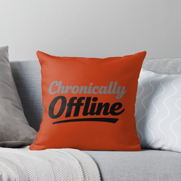 Item preview, Chronically Offline Bold Modern Quote Design – Funny Introvert Mood designed and sold by DesignHouse07.