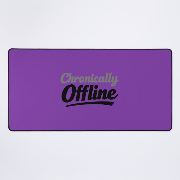 Item preview, Chronically Offline Bold Modern Quote Design – Funny Introvert Mood designed and sold by DesignHouse07.