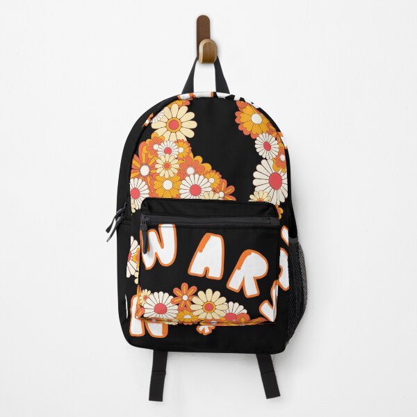 Item preview, No Wars No Kings Vintage 70s Aesthetic – Retro Daisy Peace Sign Floral Art  designed and sold by axiksa10.