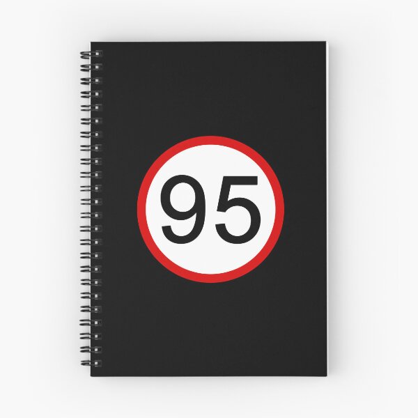 Item preview, Speed Limit 95 with Red Circle, Road Sign, Age Sign, Novelty Sign designed and sold by AASparksDesigns.