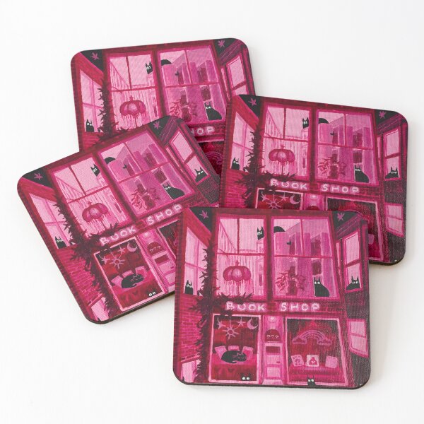 Item preview, Pink Book Shop designed and sold by Spooky Ash Art.