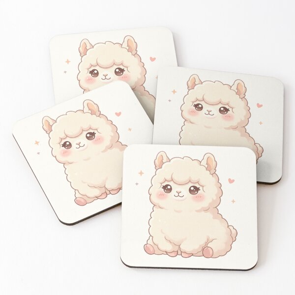 Item preview, Kawaii Alpaca – Cute Fluffy Pastel Animal Design designed and sold by soletstudio.