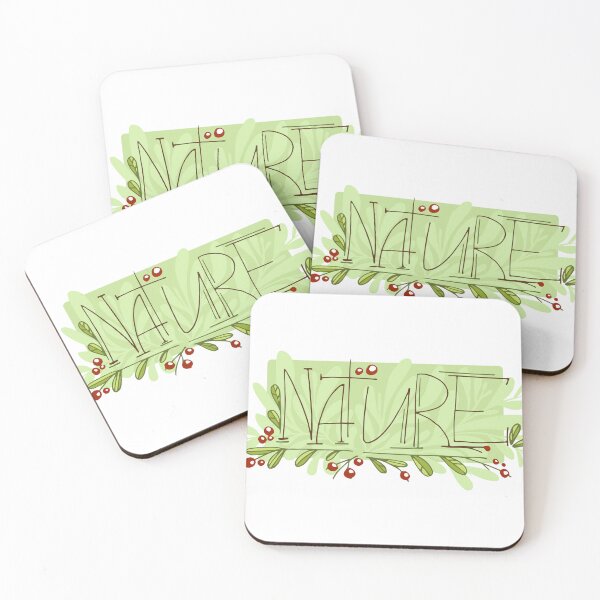 Item preview, Nature Typography | Green Botanical Art | Elegant Leafy Word Design designed and sold by AnryMary.