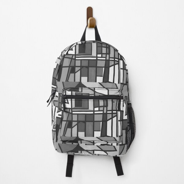 Artikelvorschau, Bauhaus Pattern in Blue Yellow Coral Retro Grid Art entworfen und verkauft von Timegraf.