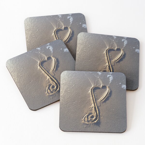 Item preview, Treble Clef Heart Musical Sand Drawing designed and sold by chase-thewave.