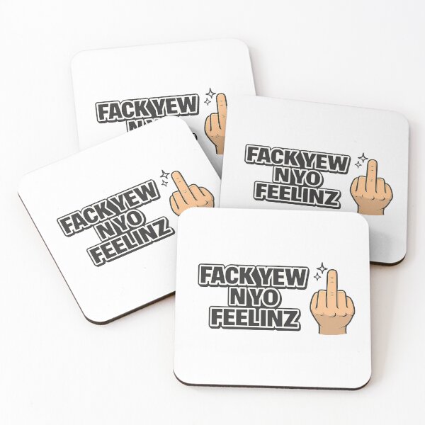 Item preview, Fack Yew N Yo Feelinz – Funny Sarcastic Attitude Meme Design designed and sold by SoulThread Studio.