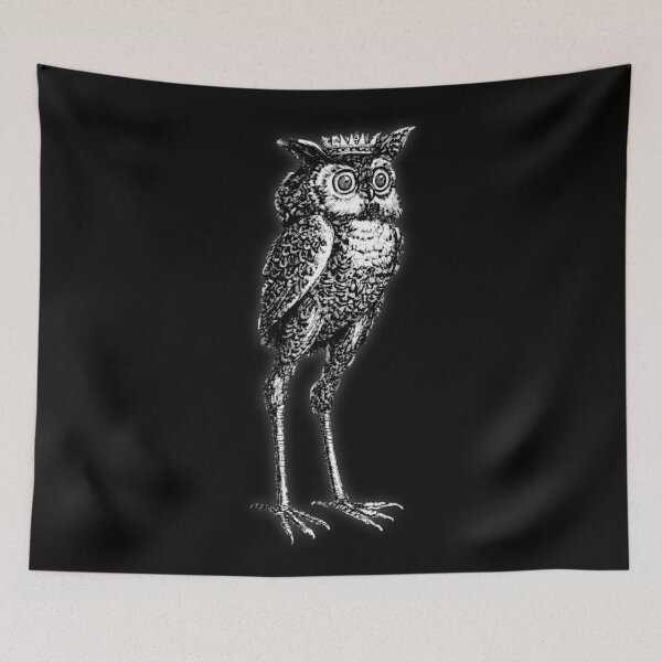 Item preview, Stolas Demon Goetia Owl Occult Gothic Engraving Dark Art designed and sold by MoonlitCatacomb.
