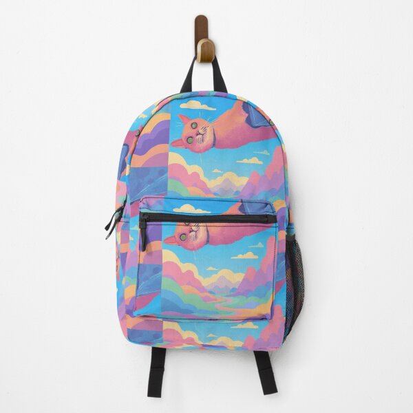 Item preview, Cosmic Cat in Dreamscape Mountains designed and sold by MAURICIO SANTAMARIA.