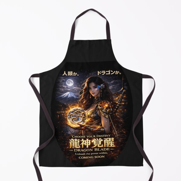 Item preview, Dragon Blade – Cyber Samurai Awakening | Japanese Dragon Spirit Art designed and sold by Dragon-Samurai.