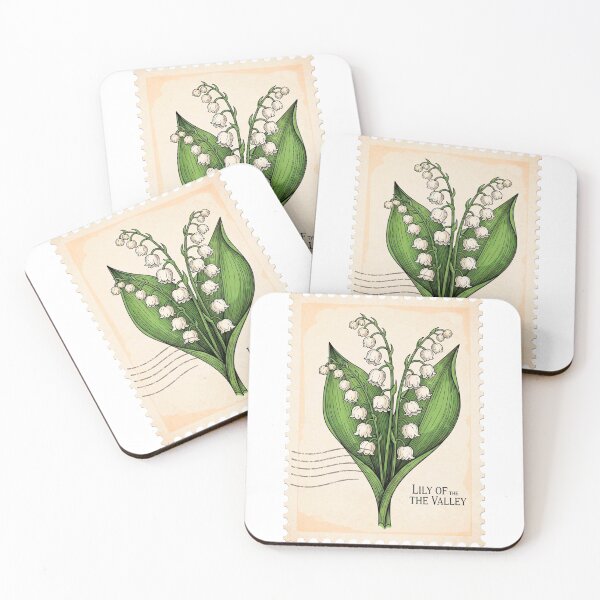 Item preview, Lily of the Valley Vintage postage Stamp designed and sold by bloom-moon.
