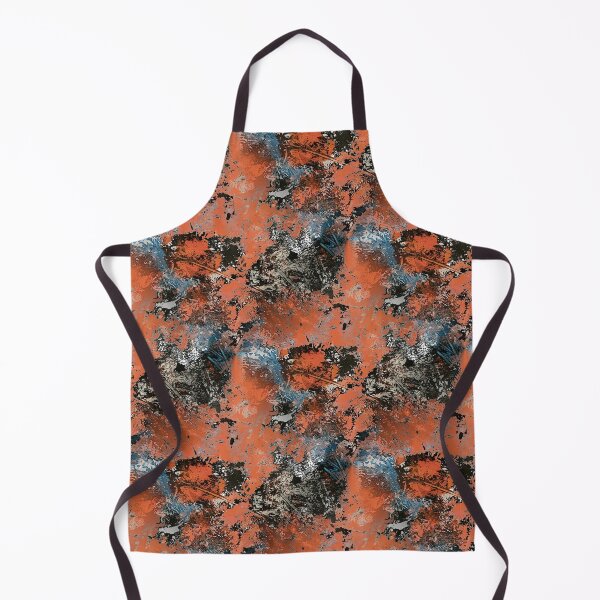 Item preview, Rustic Textured Gunge Abstract in Orange designed and sold by Artistestella.